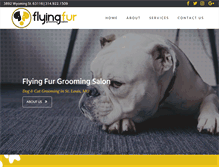 Tablet Screenshot of flyingfurgrooming.com